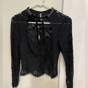 Free People Lace Top
